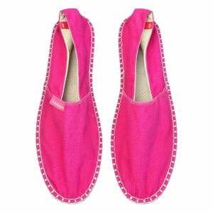 Havaianas Womens Espadrille Flats Canvas Slip
On Magenta Fuchsia Hot pink Sz 8.5